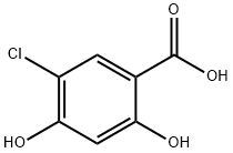 5-氯-2,4-二羟基苯甲酸, 67828-44-8, 结构式