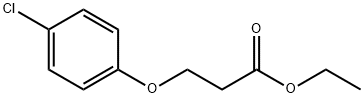 Propionic acid, 3-(p-chlorophenoxy)-, ethyl ester Structure