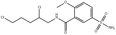 5-(aminosulphonyl)-N-(2,5-dichloropentyl)-2-methoxybenzamide|