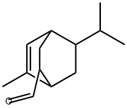 6-甲基-8-(1-甲基乙基)双环[2.2.2]辛-5-烯-2-羧醛, 67845-30-1, 结构式