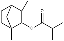 2-Methylpropanoic acid 1,3,3-trimethylbicyclo[2.2.1]heptan-2-yl ester Structure