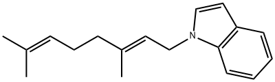 (E)-1-(3,7-dimethylocta-2,6-dienyl)-1H-indole Structure