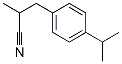 3-(p-isopropylphenyl)-2-methylpropiononitrile 结构式