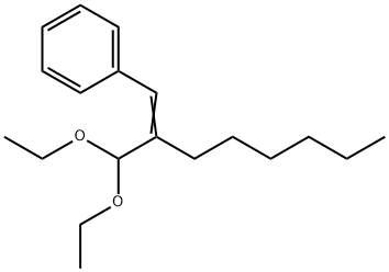 [2-(diethoxymethyl)-1-octenyl]benzene Structure