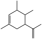 1,3,4-trimethyl-5-(1-methylvinyl)cyclohexene 结构式
