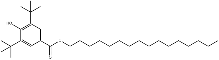 3,5-二叔丁基-4-羟基苯甲酸正十六酯, 67845-93-6, 结构式