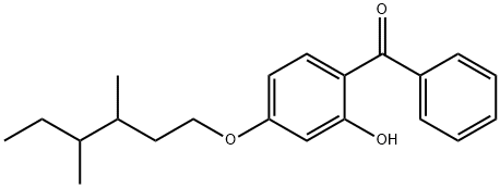 [4-[(3,4-dimethylhexyl)oxy]-2-hydroxyphenyl] phenyl ketone 结构式