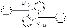 Dilithium[9,10-dihydro-9,10-bis(phenylethynyl)anthracene]-9,10-diolate Structure
