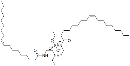 ethylbis[2-(oleoylamino)ethyl]ammonium ethyl sulphate 结构式