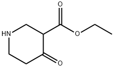 4-氧代-哌啶-3-羧酸乙酯, 67848-59-3, 结构式