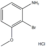 2-溴-3-甲氧基苯胺盐酸盐 结构式