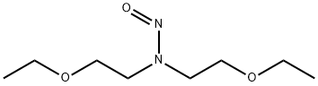 NITROSOBIS-(2-ETHOXYETHYL)-AMINE Structure