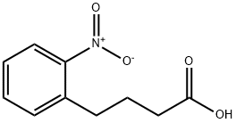 4-(2-硝基苯基)丁酸 结构式