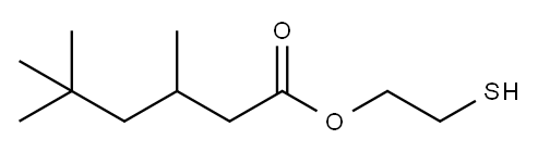 2-mercaptoethyl 3,5,5-trimethylhexanoate 结构式