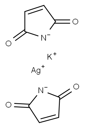 bis(1H-pyrrole-2,5-dione), potassium silver(1+) salt Structure