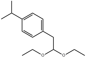1-(2,2-diethoxyethyl)-4-(isopropyl)benzene 结构式