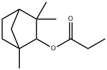 1,3,3-Trimethylbicyclo[2.2.1]heptan-2-ol propanoate 结构式