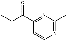 1-Propanone, 1-(2-methyl-4-pyrimidinyl)- (9CI) Structure