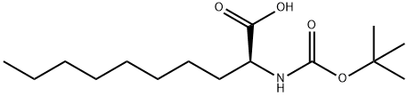 N-BOC-2-辛基-L-甘氨酸 结构式