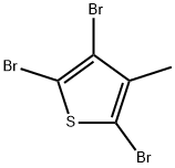2,3,5-TRIBROMO-4-METHYLTHIOPHENE Structure