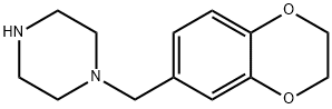1-[(2,3-二氢-1,4-苯并二噁英-6-基)甲基]哌嗪, 67869-88-9, 结构式