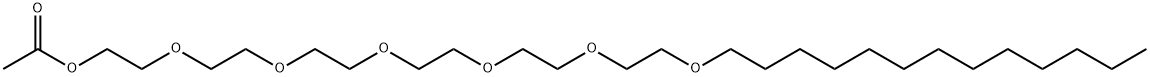 3,6,9,12,15,18-Hexaoxahentriacontan-1-ol acetate 结构式