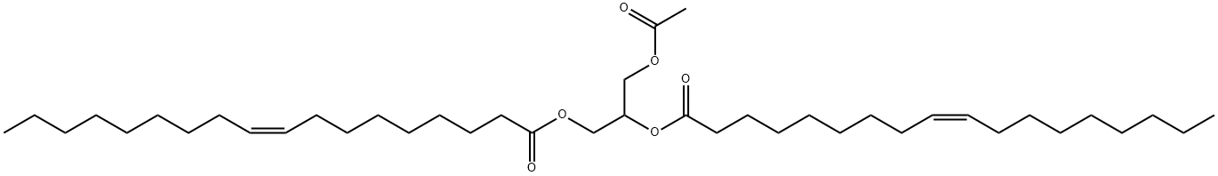 3-乙酰氧基丙烷-1,2-二基二醇酯 结构式