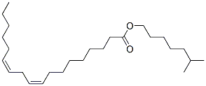 isooctyl (9Z,12Z)-octadeca-9,12-dienoate 结构式