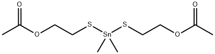 4,4-dimethyl-9-oxo-8-oxa-3,5-dithia-4-stannadecyl acetate Structure