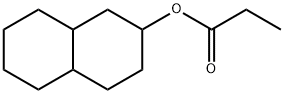 decahydro-2-naphthyl propionate 结构式