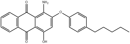1-amino-4-hydroxy-2-(4-pentylphenoxy)anthraquinone Structure