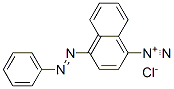 4-(phenylazo)naphthalene-1-diazonium chloride Structure