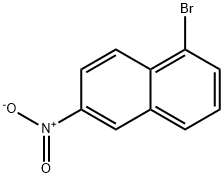 1-Bromo-6-nitronaphthalene Structure