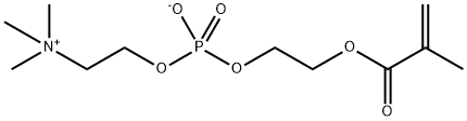 2-甲基丙烯酰氧乙基磷酸胆碱, 67881-98-5, 结构式