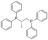 (S)-1,2-双(二苯基膦)丙烷, 67884-33-7, 结构式