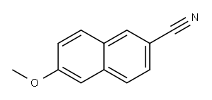 6-甲氧基-2-萘甲腈, 67886-70-8, 结构式