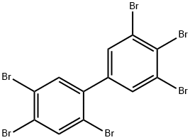 2,3',4,4'5,5'-hexabromobiphenyl Structure