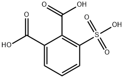 3-磺基邻苯二甲酸 结构式