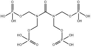 tetrakis[(phosphonooxy)methyl]urea 结构式