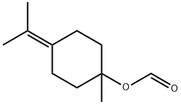 1-methyl-4-(1-methylethylidene)cyclohexyl formate 结构式
