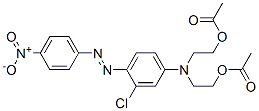 2,2'-[[3-chloro-4-[(4-nitrophenyl)azo]phenyl]imino]bisethyl diacetate|