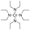 Chromium, tetrakis(diethylamino)- Structure