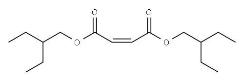 Maleic acid di(2-ethylbutyl) ester Structure