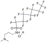N-[3-(dimethylamino)propyl]-1,1,2,2,3,3,4,4,5,5,6,6,7,7,7-pentadecafluoroheptane-1-sulphonamide monohydrochloride|