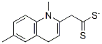2-(1,6-dimethylquinolin-2-yl)ethanedithioate 结构式