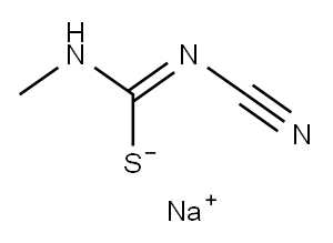 1-CYANO-3-METHYLISOTHIOUREA SODIUM SALT Structure