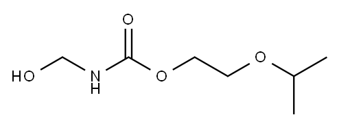 2-(1-methylethoxy)ethyl (hydroxymethyl)-carbamate Structure