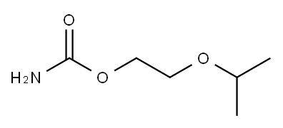 2-(1-methylethoxy)ethyl carbamate Structure