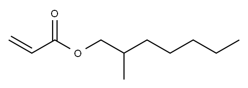 2-methylheptyl acrylate 结构式