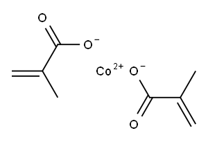 cobalt(2+) methacrylate Structure
